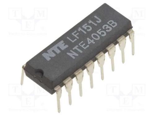 Ic: Comutador Analógico; Multiplexor; Dip16; 3÷18vdc; 600ua; Cmos