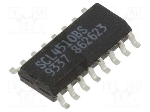 Ic: Digital; Bcd,Contador Crescente/Decrescente; Ch: 4; In: 1; Cmos