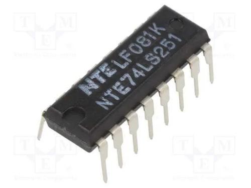 Ic: Digital; Multiplexor,Seletor de Dados; Dip16; Out: 3 Estados