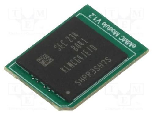 IC: memória FLASH, eMMC, 64GBFLASH