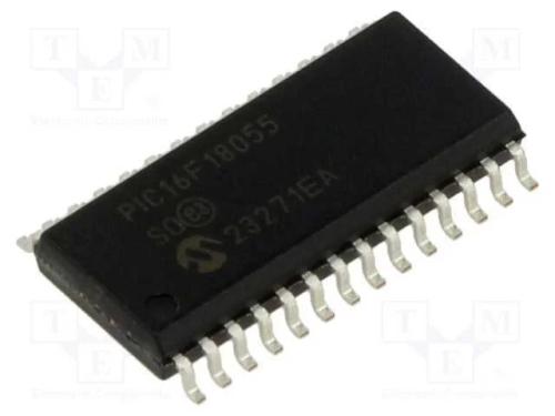 IC: microcontrolador PIC, 14kB, 32MHz, 1,8&divide;5,5VDC.