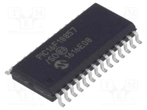 IC: microcontrolador PIC, 56kB, 32MHz, 2,3&divide;5,5VDC.