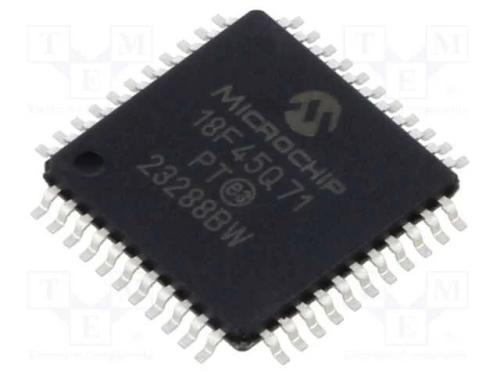 IC: microcontrolador PIC, 32kB, 64MHz, 1,8&divide;5,5VDC.