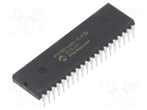 IC: microcontrolador PIC, 96kB, 40MHz, 4,2÷5,5VDC.