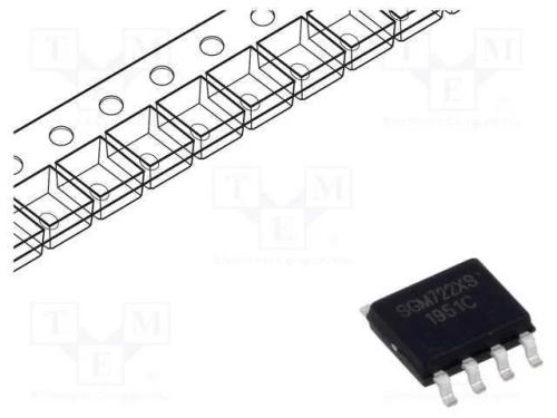 IC: amplificador operacional, 400kHz, SO8, 2,1&divide;5,.