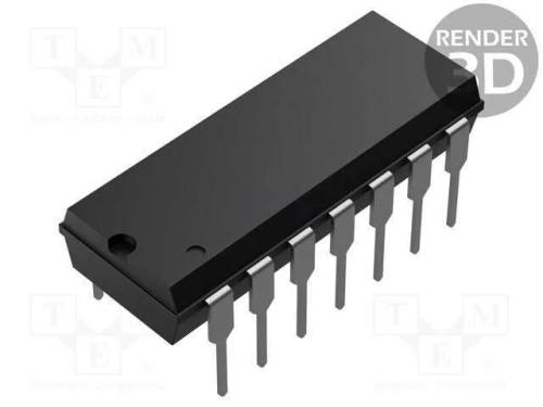 IC: interface, transceptor, RS485, 10Mbps, PDIP14.