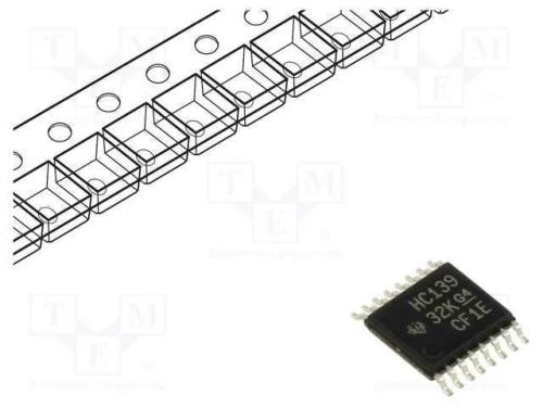 IC: digital, 2 to 4 line,descodificador,demultipl.