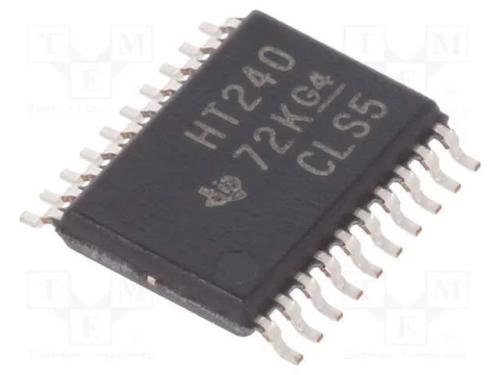 IC: digital, amort.,invertido,controlador da linh.