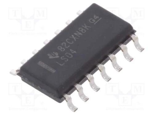 IC: digital, NOT, Ch: 6, SMD, SO14, 0&divide;70&deg;C, 74LS