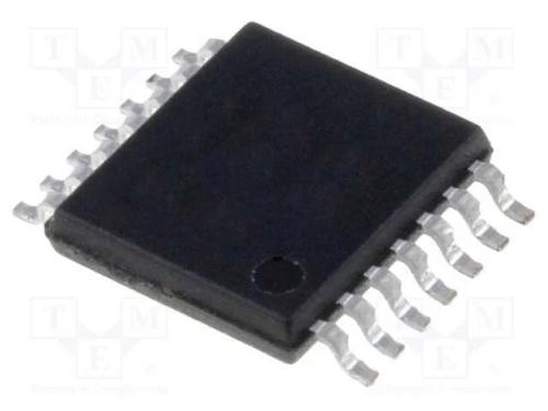 IC: digital, bus buffer, Ch: 4, SMD, TSSOP14, OUT.