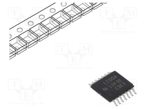 IC: digital, NAND, Ch: 4, IN: 2, CMOS, SMD, TSSOP.