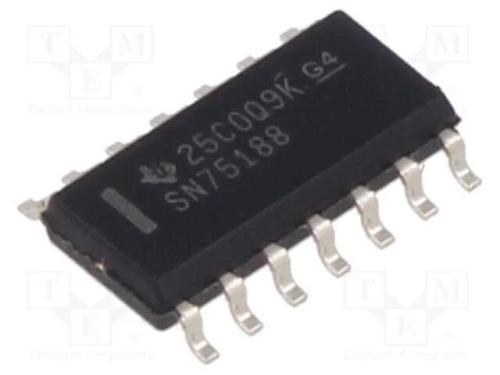 IC: interface, controlador da linha, RS232, 300kb.