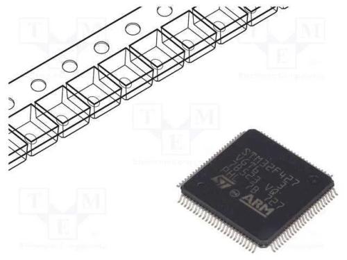 IC: microcontrolador ARM, 180MHz, LQFP100, 1,8&divide;3,.
