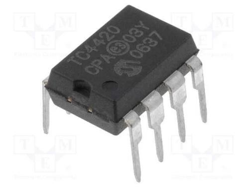 IC: driver, controlador de portas MOSFET, DIP8, 6.