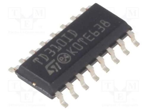 IC: driver, SO16, 600mA, 5V, Ch: 3, Uten: 4&divide;16V