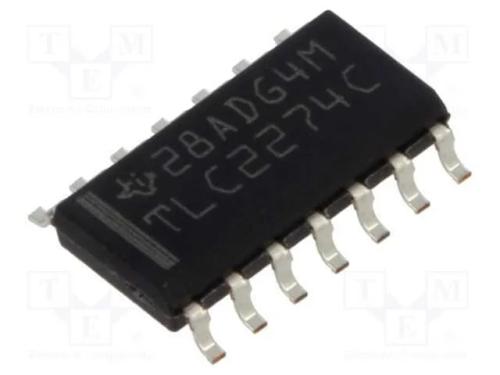 IC: amplificador operacional, 2,2MHz, Ch: 4, SO14.