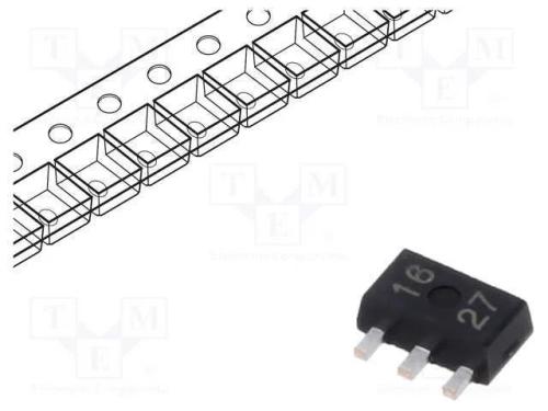 Ic: Estabilizador de Tensão; Linear,Não Regulado; 3,3v; 250ma