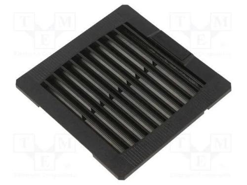 Ventilador: Ac; Transversal; Ip54; 109x23x109mm; Preta