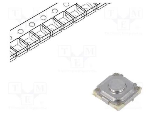 Microinterruptor TACT, SPST, Pos: 2, 0,02A/15VDC,.