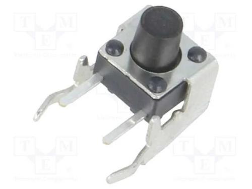 Microinterruptor TACT, SPST-NO, Pos: 2, 0,05A/12V.