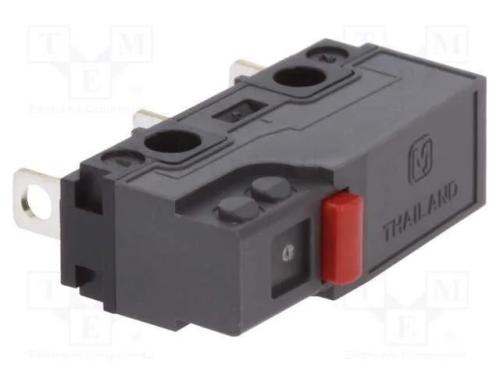 Microinterruptor SNAP ACTION, 0,1A/250VAC, 0,1A/3.