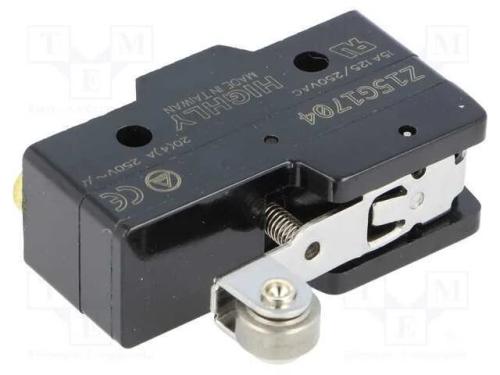 Microinterruptor SNAP ACTION, 20A/250VAC, SPDT, O.