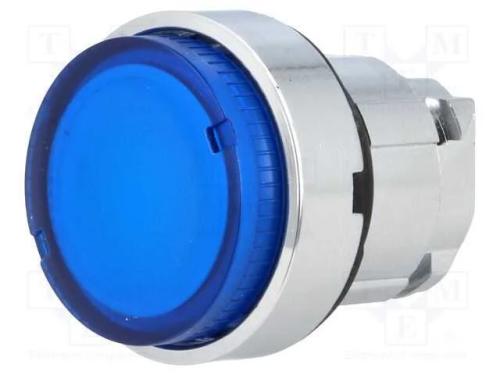 Interruptor: de pressão, 22mm, Pos.estáv: 1, azul.