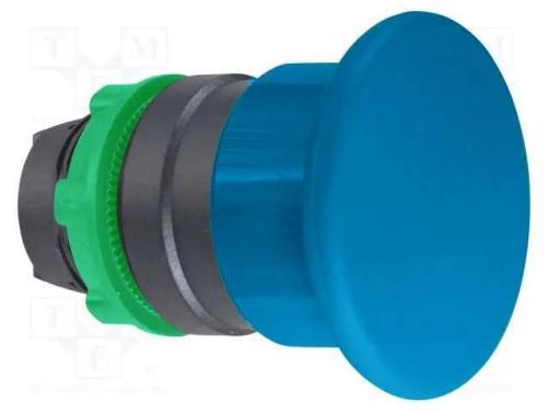 Interruptor: de pressão, 22mm, Pos.estáv: 1, azul.