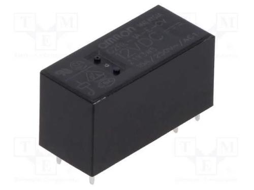 Relé: Eletromagnético; Spst-No; Ubobina: 12vdc; 16a/250vac; Pcb