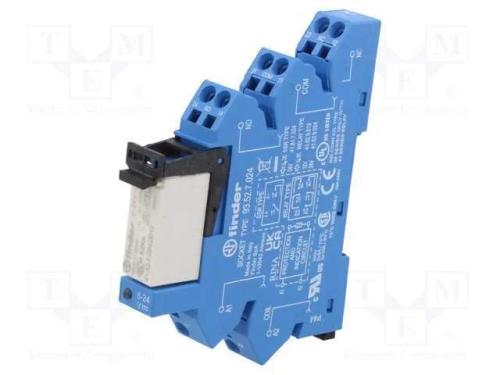 Relé: interface, Ubobina: 24VDC, 8A/250VAC, 8A/24.