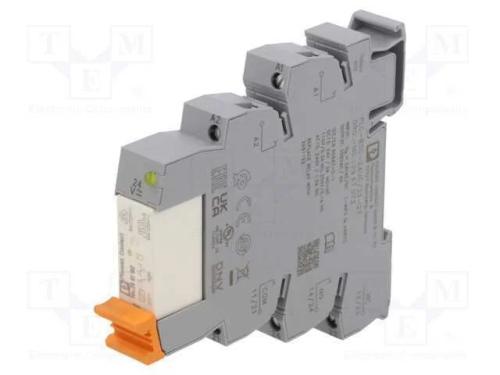 Relé: interface, DPDT, Ubobina: 24VAC, 6A, 6A/250.