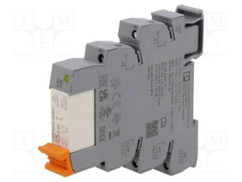 Relé: interface, DPDT, Ubobina: 230VAC, 6A, 6A/25.