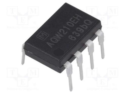 Relé: Semicondutores; Icoma Máx: 3ma; 120ma; Max.350vac; 18o; Dip8