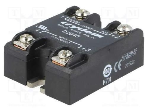 Relé: Semicondutores; Ucoma: 3,5÷32vdc; 40a; 1÷200vdc; Série: 1-Dcl