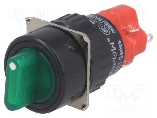 Interruptor: Giratório; Pos: 2; Spst-No + Spst-Nc; 3a/220vac; 50mo