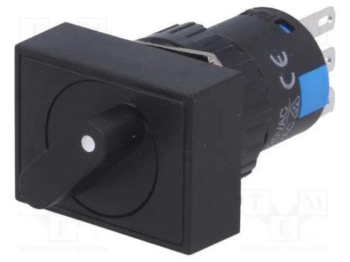 Interruptor: giratório, Pos: 2, SPDT, 3A/220VAC, .