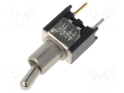 Interruptor: de alavanca, Pos: 2, SPST, ON-OFF, S.