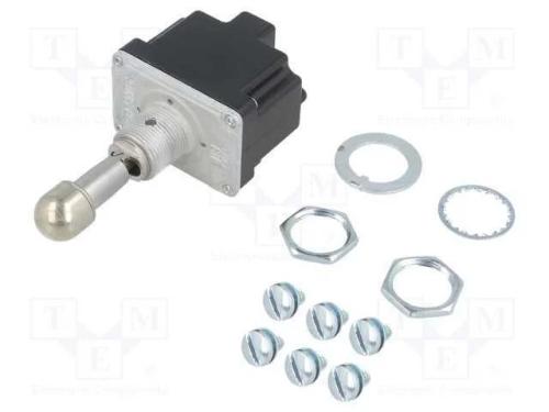 Interruptor: de alavanca, Pos: 3, DPDT, ON-ON-ON,.