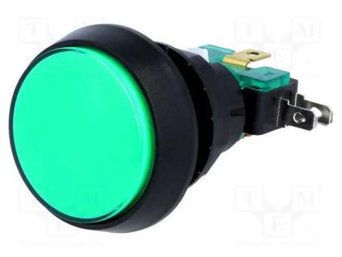 Interruptor: de Pressão; Pos: 2; Spdt; 10a/250vac; On-(On); Verde