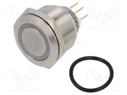 Interruptor: Antivandalismo; Pos: 2; Spdt; 3a/220vac; 5a/24vdc