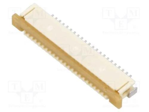 Conector: FFC/FPC, horizontais, PIN: 22, contacto.