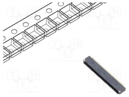 Conector: FFC/FPC, horizontais, PIN: 68, contacto.