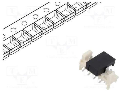 Tomada; Fio-Placa; Macho; Pin: 8; 1,27mm; Smt; Picoflex; 1,2a; 250v