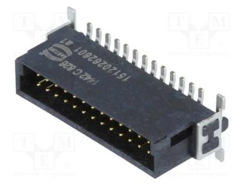 Conector: Placa- Fio/Placa; Macho; Pin: 26; 1,27mm; Har-Flex®; 2,3a