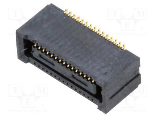Conector: Placa-Placa; Fêmea; Pin: 30; 0,4mm; Df40; -55÷125°c; Smt