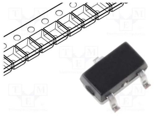 Trans&iacute;stor: N-Mosfet; Unipolar; 60v; 0,34a; 0,33w; Sc70,Sot323