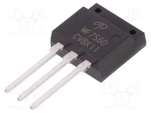 Trans&iacute;stor: N-Mosfet; Unipolar; 600v; 5a; To262f