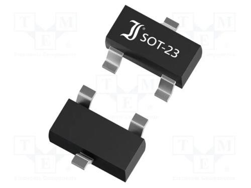 Transístor: PNP, bipolar, 50V, 0,8A, 310mW, SOT23.
