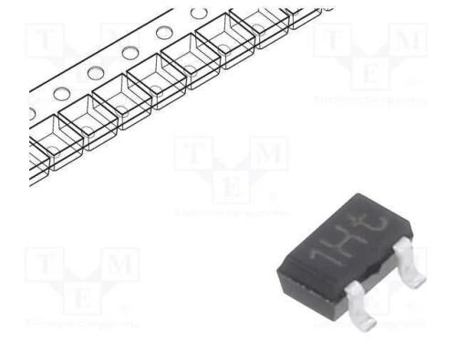 Trans&iacute;stor: NPN, bipolar, 45V, 0,1A, 200mW, SC70,.