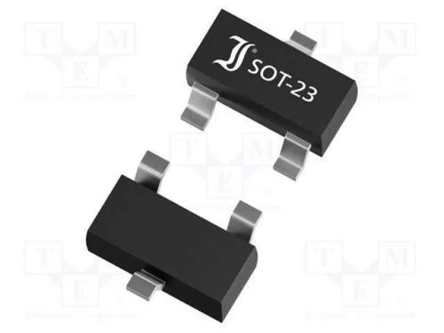 Trans&iacute;stor: NPN, bipolar, 45V, 0,1A, 250mW, SOT23